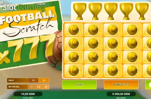 Скрин3. Football Scratch (Evoplay) слот