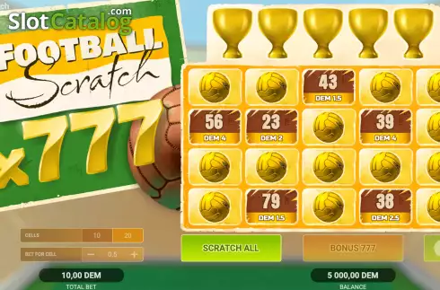 Скрин4. Football Scratch (Evoplay) слот
