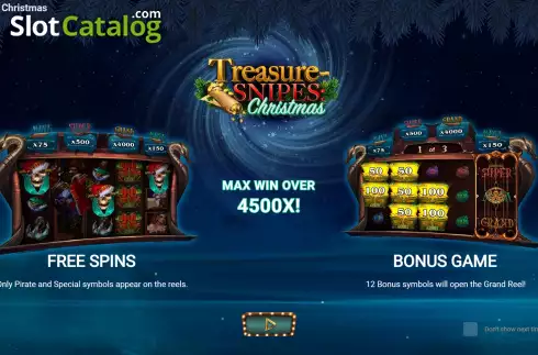 Скрин2. Treasure Snipes: Christmas слот