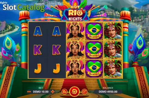 Скрин2. Hot Rio Nights слот