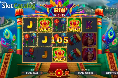 Скрин3. Hot Rio Nights слот