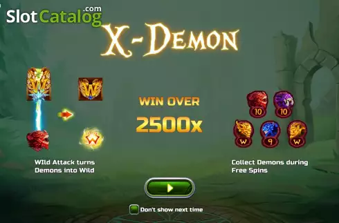 Скрин2. X-Demon слот