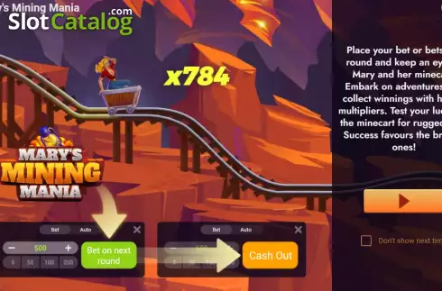 Скрин2. Mary's Mining Mania слот