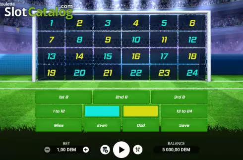 Скрин2. Penalty Roulette слот