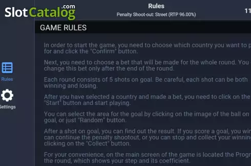Скрин4. Penalty Shoot-Out: Street слот