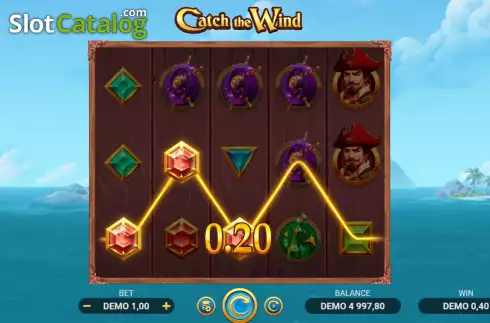 Скрин3. Catch The Wind слот
