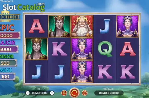 Скрин2. Temple of Thunder II слот
