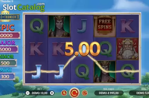 Скрин3. Temple of Thunder II слот