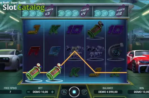 Скрин4. Adrenaline Rush: Super Boost слот