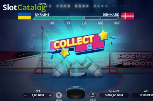 Скрин3. Hockey Shootout (Evoplay) слот
