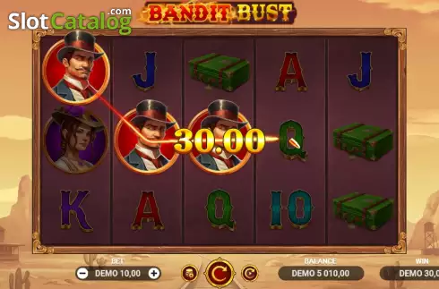 Скрин3. Bandit Bust слот