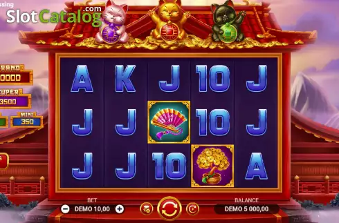 Скрин2. Cat's Blessing слот