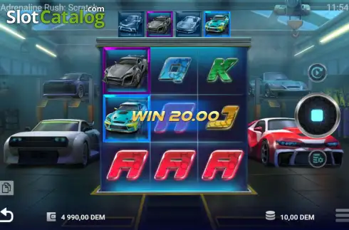 Скрин3. Adrenaline Rush: Scratch слот