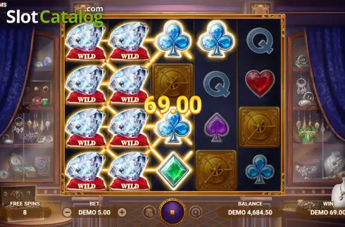 Скрин3. Velvet Gems слот