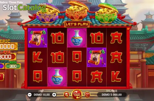 Скрин2. Imperial Relics: Three Pots слот