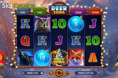 Скрин2. Young Deer Song слот
