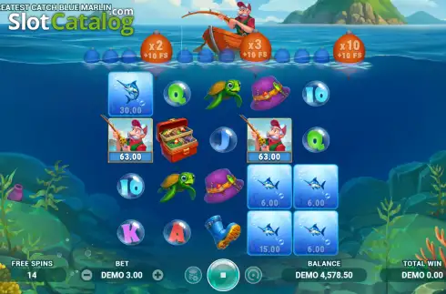 Скрин3. Mega Greatest Catch Blue Marlin слот