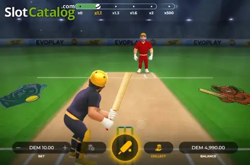 Скрин2. Cricket Duel слот
