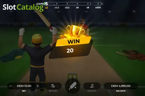 Скрин3. Cricket Duel слот