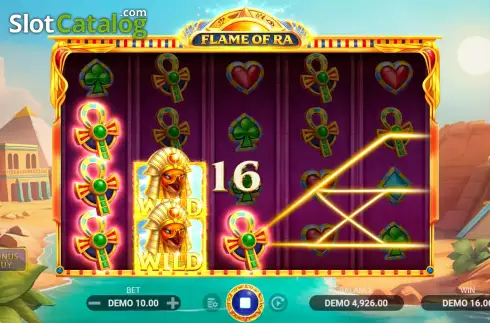 Скрин3. Flame of Ra слот