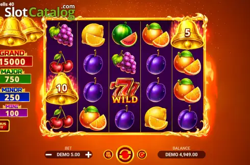 Скрин2. Wealth Bells 40 слот
