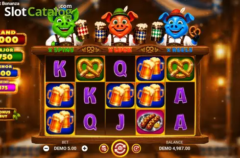 Скрин2. Piggyfest Bonanza слот