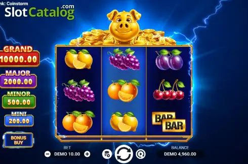 Скрин2. Piggy Bank: Coinstorm слот