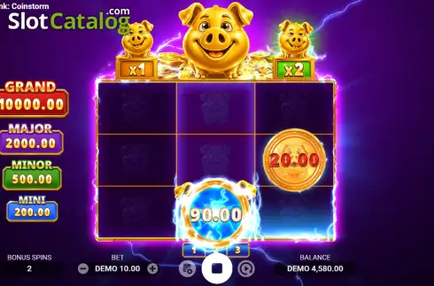 Скрин3. Piggy Bank: Coinstorm слот