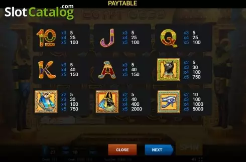 Скрин5. Egypt Gods слот