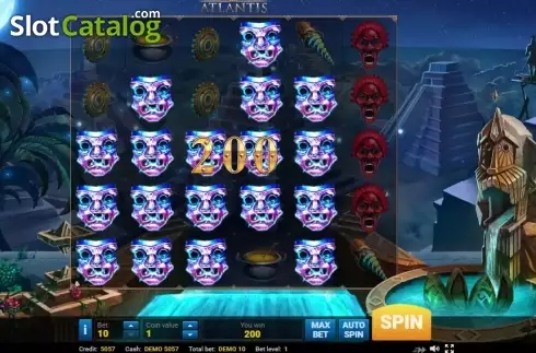 Скрин4. Atlantis (Evoplay) слот