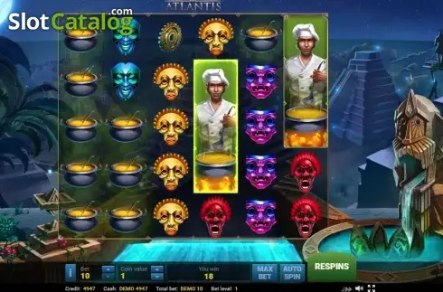 Скрин5. Atlantis (Evoplay) слот