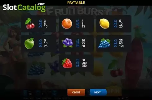 Скрин6. Fruitburst слот