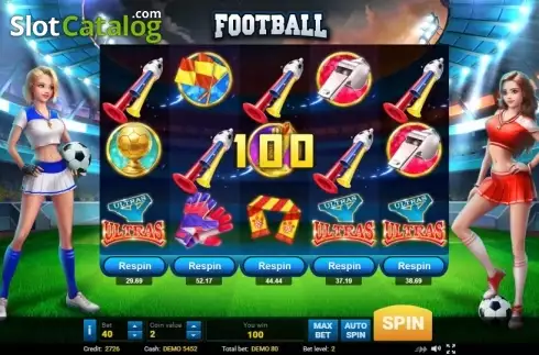 Скрин3. Football (Evoplay) слот