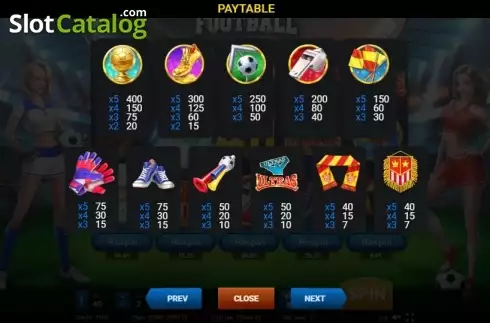 Скрин6. Football (Evoplay) слот
