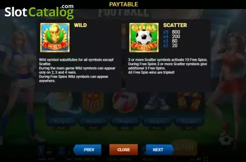 Скрин7. Football (Evoplay) слот