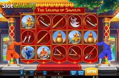Скрин2. The Legend of Shaolin слот