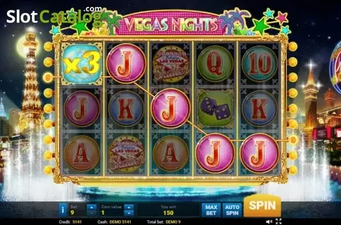 Скрин5. Vegas Nights (Evoplay) слот