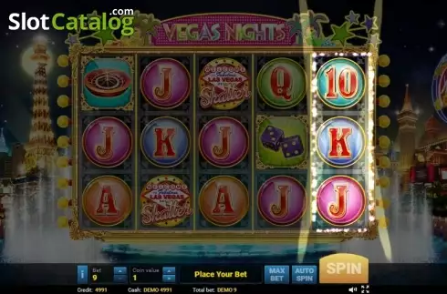 Скрин6. Vegas Nights (Evoplay) слот