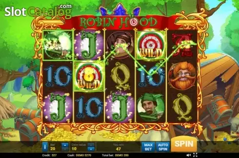 Скрин4. Robin Hood (Evoplay) слот