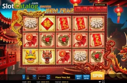 Скрин2. Chinese New Year (Evoplay) слот