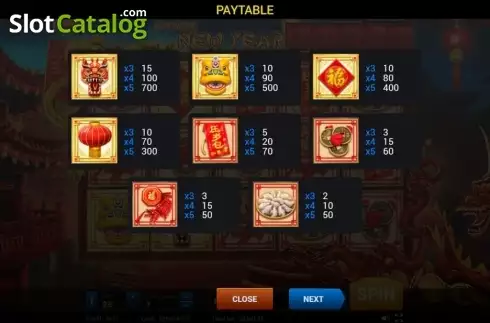 Скрин5. Chinese New Year (Evoplay) слот