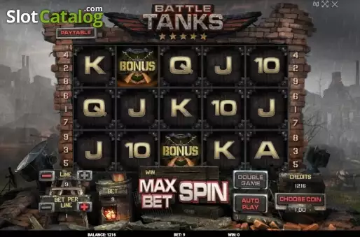 Скрин2. Battle Tanks слот