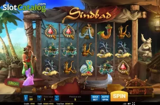 Скрин2. Sindbad (Evoplay) слот