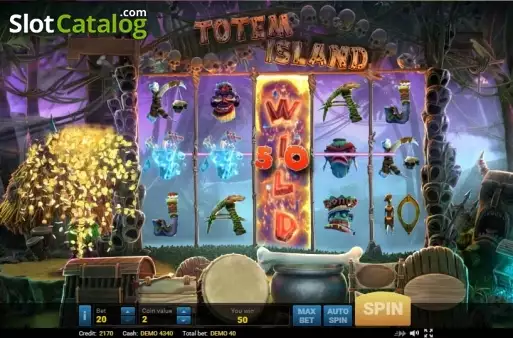 Скрин4. Totem Island слот