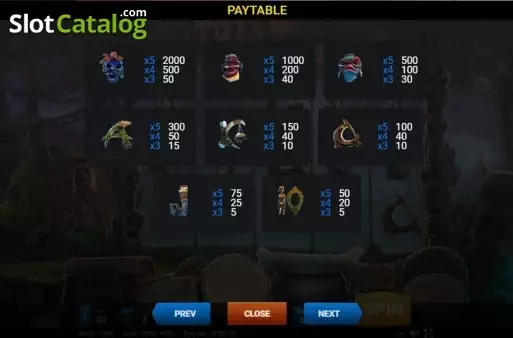 Скрин6. Totem Island слот
