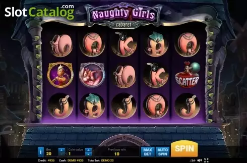 Скрин2. Naughty Girls Cabaret слот