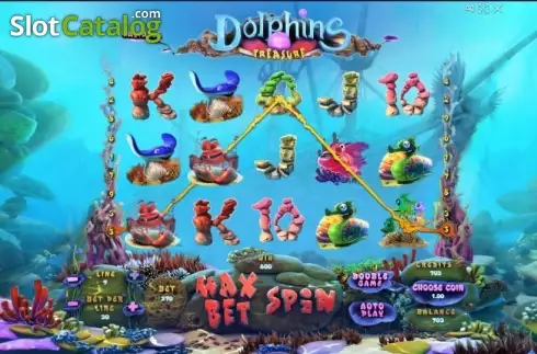 Скрин3. Dolphins Treasure слот