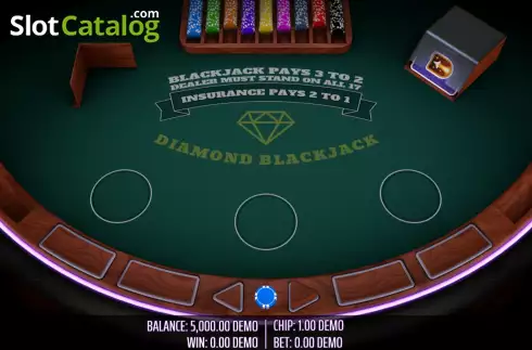 Скрин2. Diamond Blackjack слот