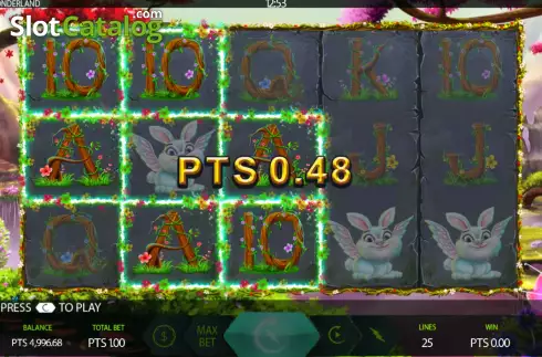 Скрин4. Fairy in Wonderland слот
