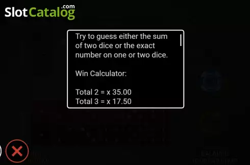 Скрин8. Titan Dice слот